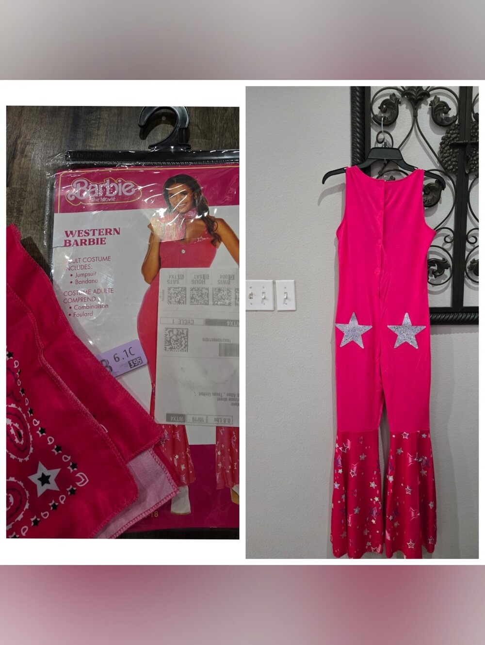 Barbie Western-Style Pink Jumpsuit Costume